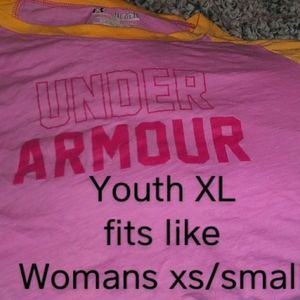 youth Underarmour shirt